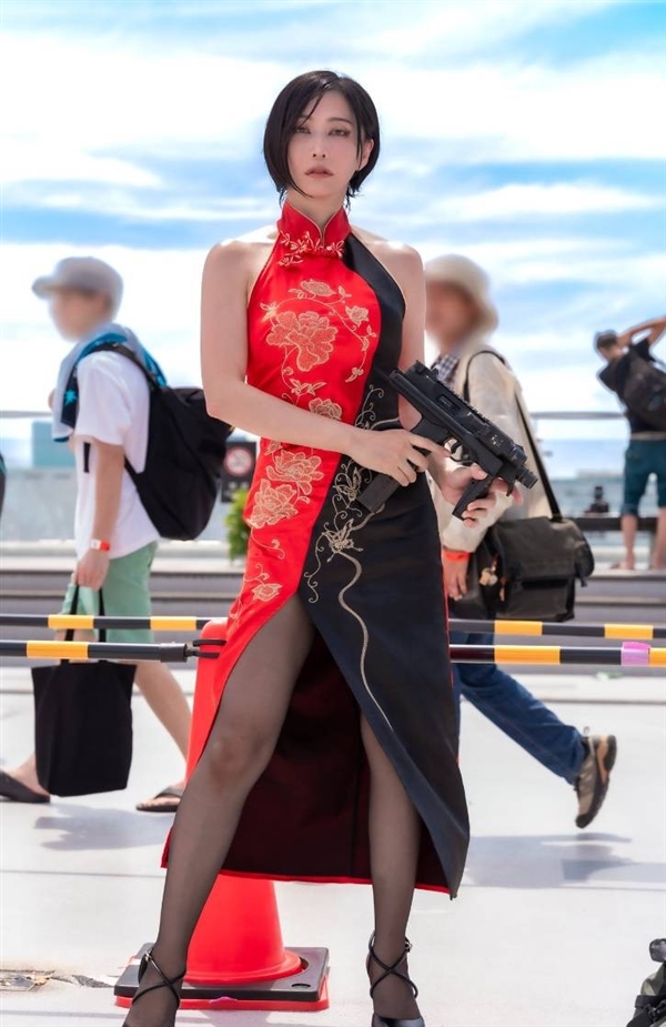 日本美女月岛圭Cos艾达王美图：旗袍造型无比诱人！富联平台|富联娱乐注册登录缩略图